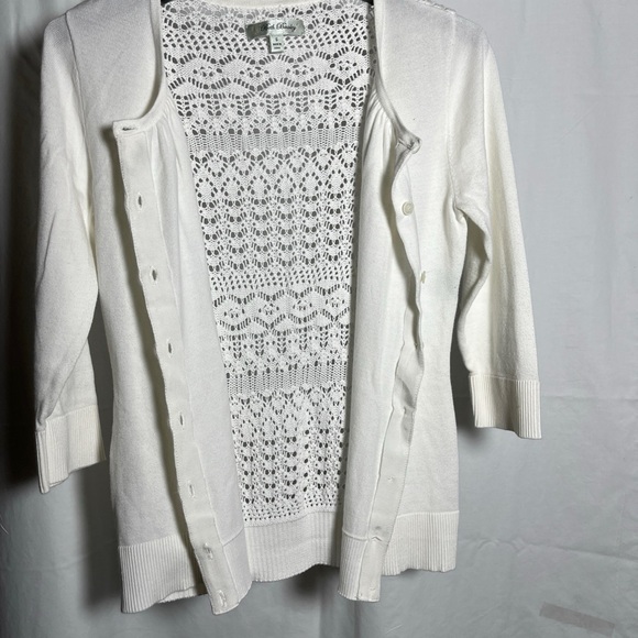 Anthropologie by Beth‎ Bowley white cardigan - Picture 4 of 9